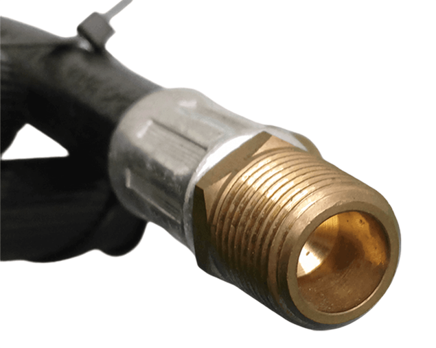 Flexible Gas Hose 600mm - 3/8" SEA Female to 3/8" BSP Male, , hi-res