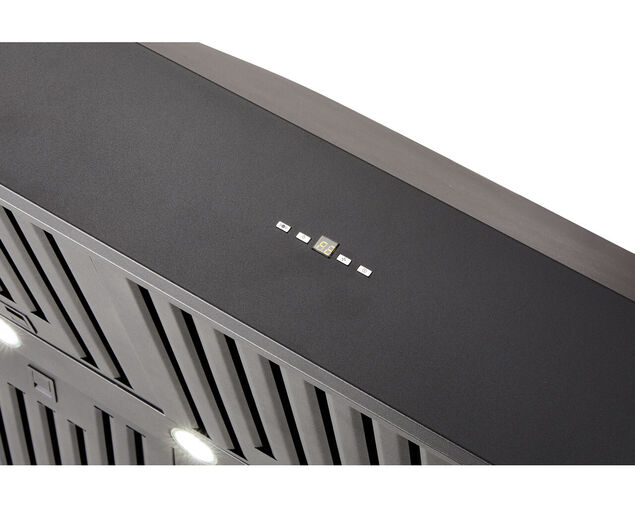 Schweigen Black BBQ Alfresco Rangehood 1200mm (Non Silent) 3000M³/hr Twin Motors, , hi-res
