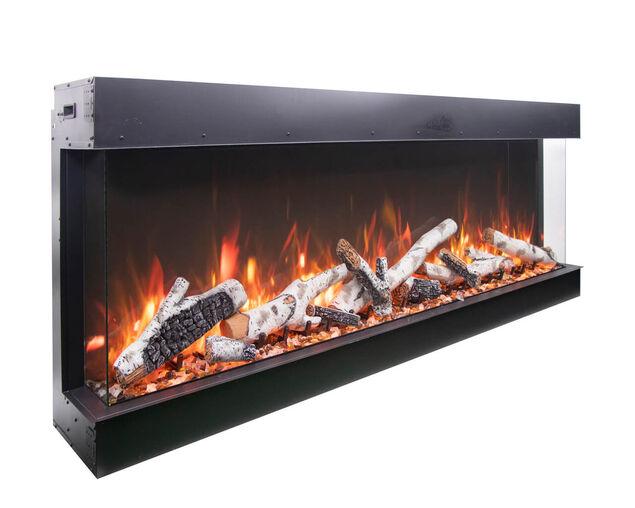 Amantii Smart 50" unit - 14 1/4" in depth 3 sided glass fireplace, , hi-res