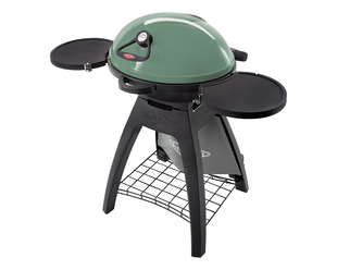 BeefEater BUGG 2 burner BBQ with Trolley - Eucalyptus Green