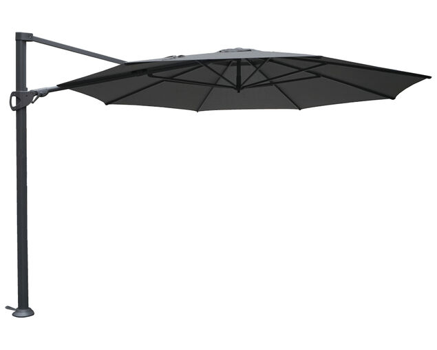 Porto 3.3m Octagonal Umbrella Charcoal, , hi-res image number null