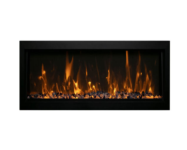 Amantii Smart 40" Electric Deep Built-in only comes with optional black steel surround, , hi-res