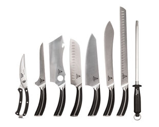 Pro Smoke 8 Piece Knife Set & Carry Case