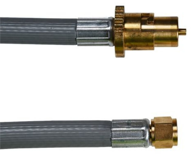 PVC Bayonet Hose - 1500mm (Bayonet to 5/8" UNF (3/8" SAE)), , hi-res