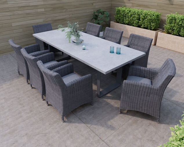 Avalon Tub 9 Piece Dining Setting, , hi-res