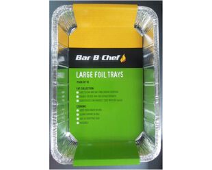 Pro Grill Large Foil Tray 10 Pack