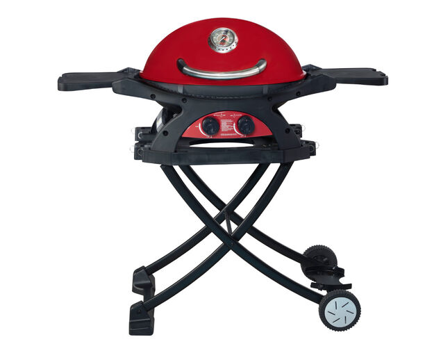 Buy Ziggy Classic Twin Grill LPG BBQ on Folding Cart at Barbeques Galore.