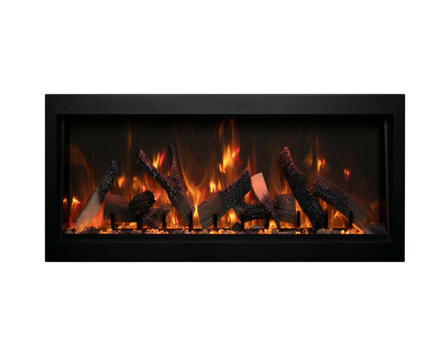 Amantii Smart 72" Electric Deep  Built-in only comes with optional black steel surround, , hi-res
