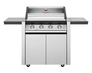 BeefEater 1600 Series - 4 Burner Stainless Steel BBQ With Side Burner (Silver)
