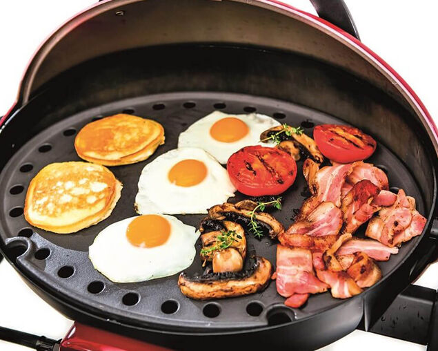 Ziggy Nomad Single Burner Portable Flame Failure BBQ Suitable for Connection to the Gas Supply of a Boat or Caravan, , hi-res