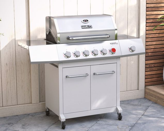 Nexgrill Entertainer 6 Burner BBQ with Sear Zone and Side Burner, , hi-res