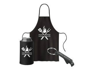 Apron, Stubby Holder & Bottle Opener Set