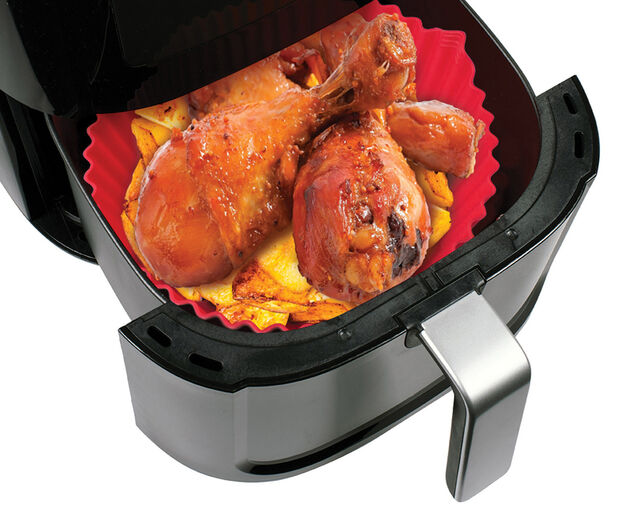 Avanti Air fryer Round Silicone Insert - Set of 2 20 x 19 x 7.5cm, , hi-res