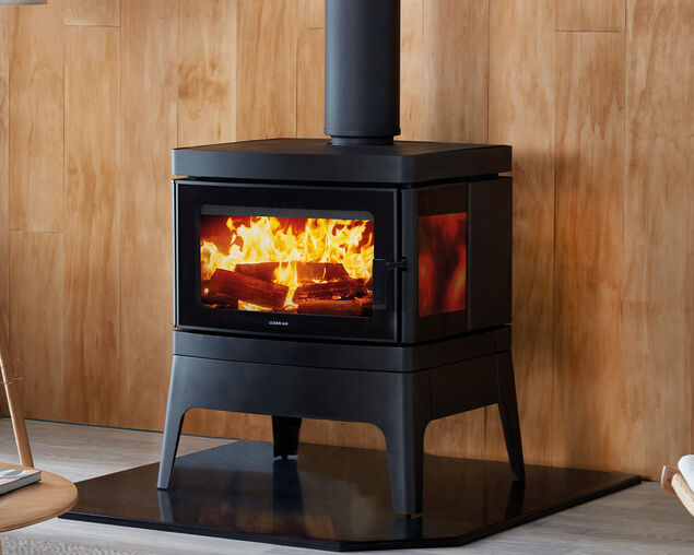 Clean Air Medium Console Freestanding Wood Heater, , hi-res