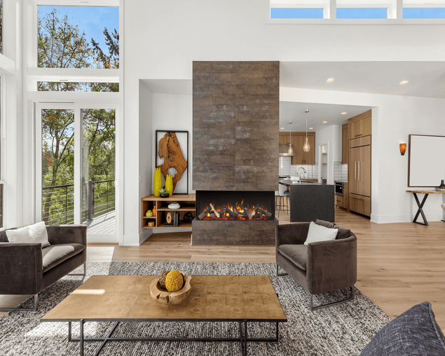 Amantii Smart 40" 3 sided glass electric fireplace Built-in only, , hi-res