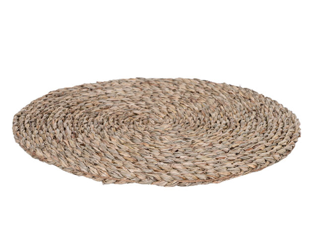 Braided Seagrass Round Placemats Natural - 4 Pack, , hi-res image number null