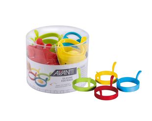 Avanti Silicone Egg Ring With Handle - Assorted Colours