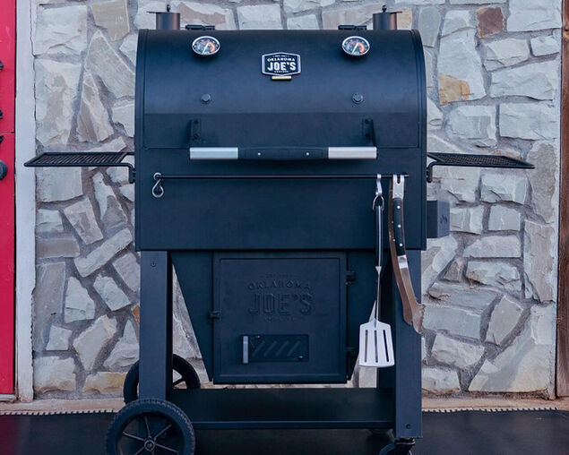 Oklahoma Joe's Marshal Black Centerbox Charcoal Smoker, , hi-res