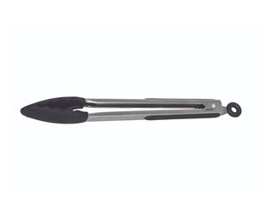 Avanti Silicone Tongs With Stainless Steel Handle 30cm - Black