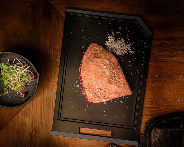 Tramontina Churrasco Black Cutting Board - Black Polypropylene, , hi-res