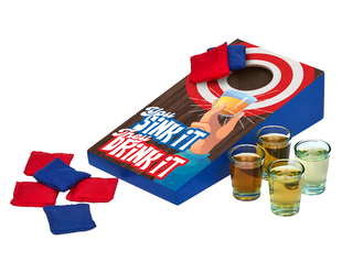 Bean Bag Toss & Drink Game