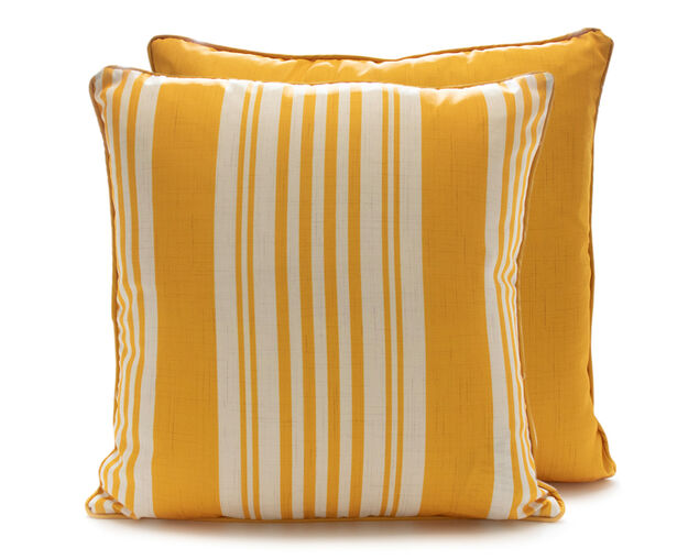 Madras Link Saltbush Golden Outdoor Cushion - 50x50cm, , hi-res
