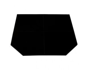 Maxiheat Full Hearth 1.2x1.2M Gloss Black