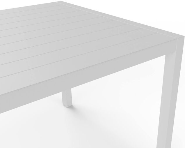 Jette 3 Piece Bench Setting - White, White, hi-res