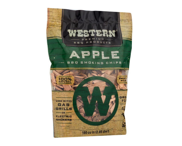 Western Premium Smoking Wood Chips - Apple, , hi-res