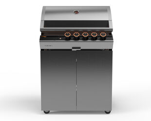 Ziegler & Brown Turbo Elite 5 Burner BBQ on Cart Roll In (No Shelves)
