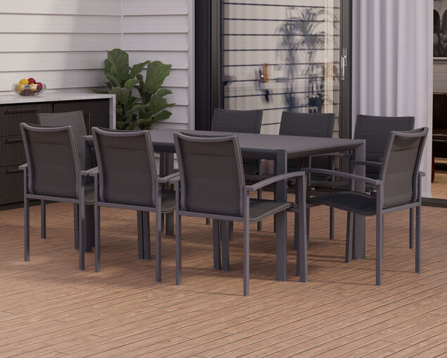 Boston-Eden 9 Piece Dining Setting, , hi-res
