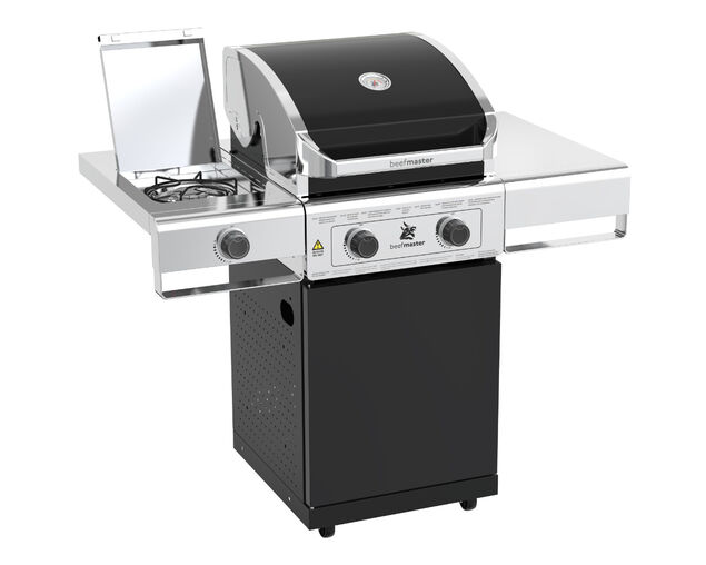 Buy Beefmaster Classic 2 Burner BBQ on Classic Cart with Stainless