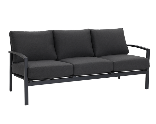Jette 5 Seater Lounge Setting Bundle - Gunmetal Grey, Gunmetal Grey, hi-res