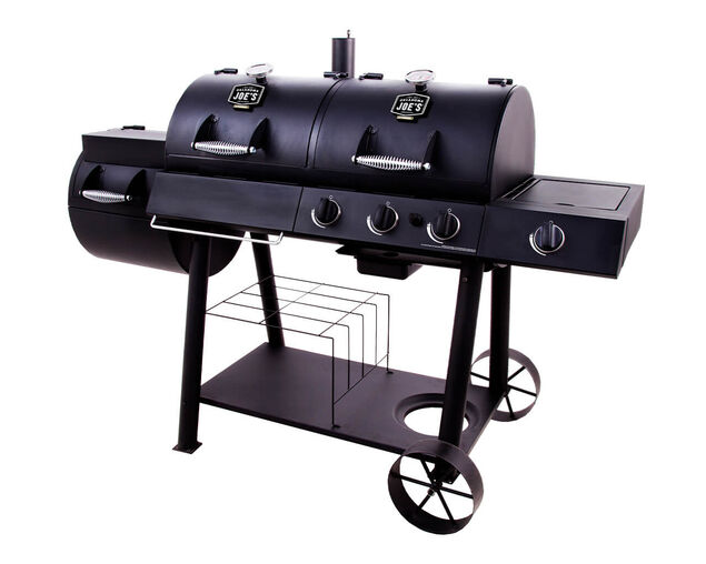 Oklahoma Joe’s Longhorn Combo Charcoal/Gas Smoker & Grill, , hi-res image number null