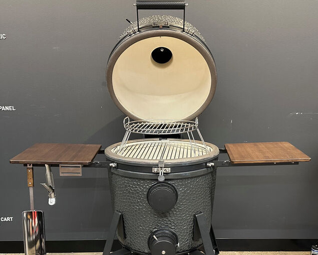 Buy Firehawk Ironbark Kamado Ceramic Charcoal BBQ 57cm (23") Grey at