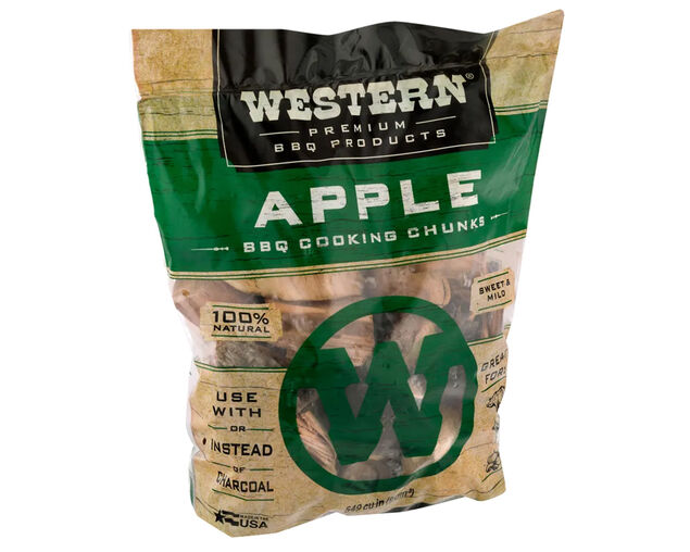 Western Premium Smoking Wood Chunks - Apple, , hi-res