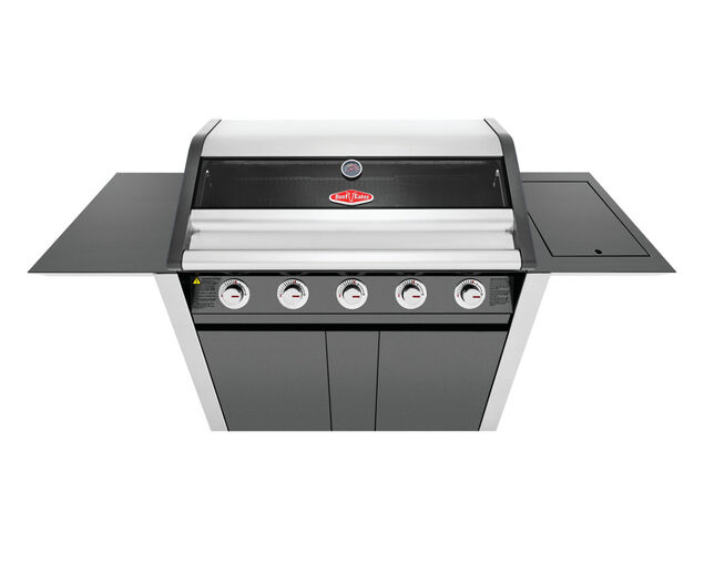 BeefEater 1600 Series - 5 Burner Stainless Steel BBQ With Side Burner (Dark), , hi-res