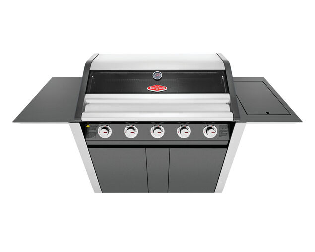 BeefEater 1600 Series - 5 Burner Stainless Steel BBQ With Side Burner (Dark), , hi-res image number null