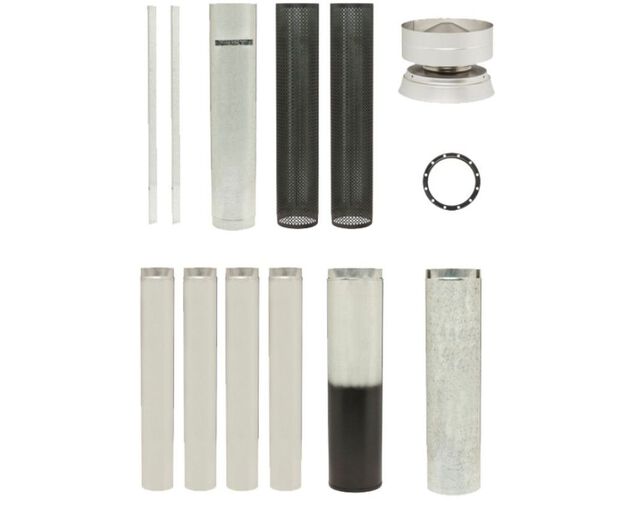 Maxiheat Decromesh Flue Kit - Ironbark, , hi-res image number null