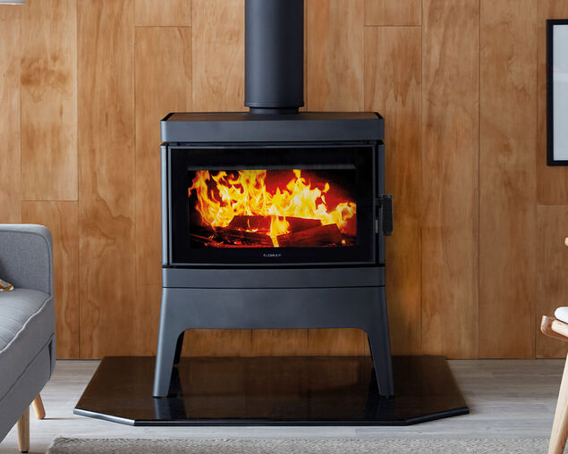 Clean Air Small Console Freestanding Wood Heater, , hi-res