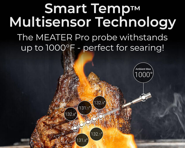 Meater Pro XL 4 Probe Wireless Smart Meat Thermometer, , hi-res