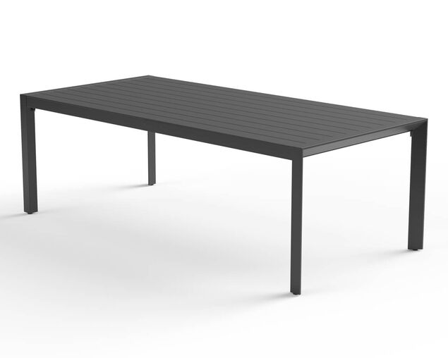 Jette Dining Table 220cm (Gunmetal Grey), Gunmetal Grey, hi-res