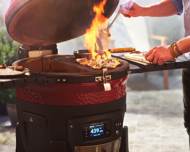 Kamado Joe Konnected Joe Digital Charcoal BBQ and Smoker, , hi-res