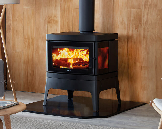 Clean Air Small Console Freestanding Wood Heater, , hi-res