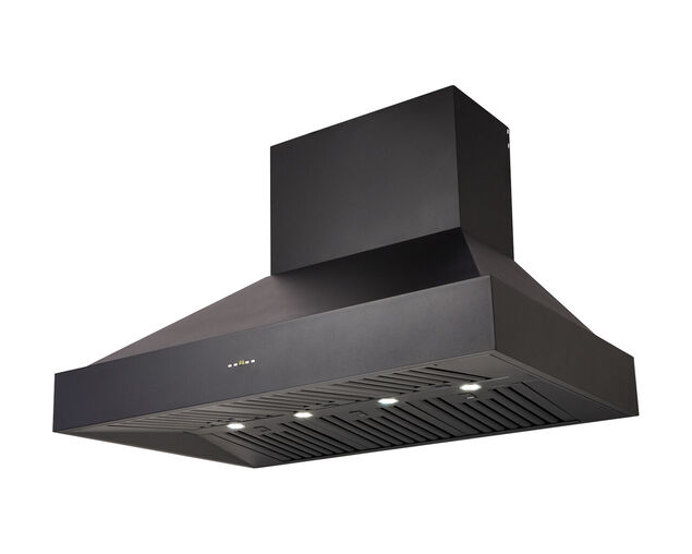 Schweigen Black BBQ Alfresco Rangehood 1200mm (Non Silent) 3000M³/hr Twin Motors, , hi-res