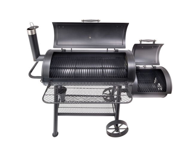 Hark Hickory Pit Offset Smoker, , hi-res