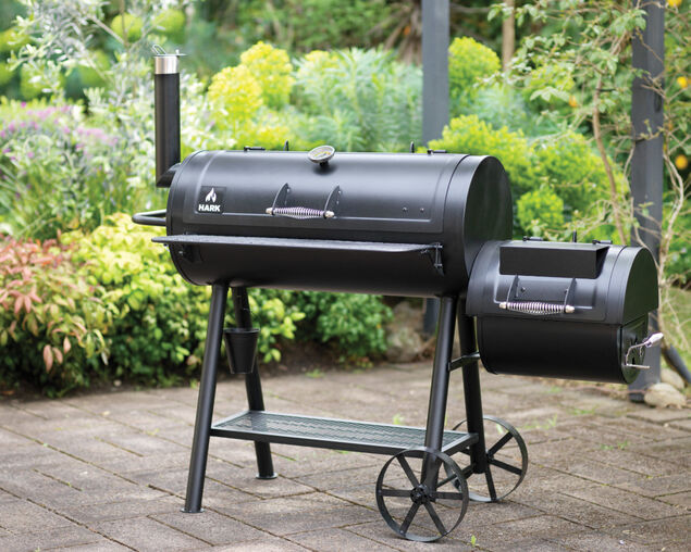 Hark Hickory Pit Offset Smoker, , hi-res