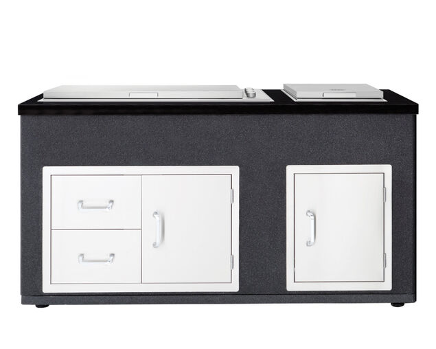 BeefEater Outdoor Kitchen with BBQ And Side Burner, , hi-res image number null