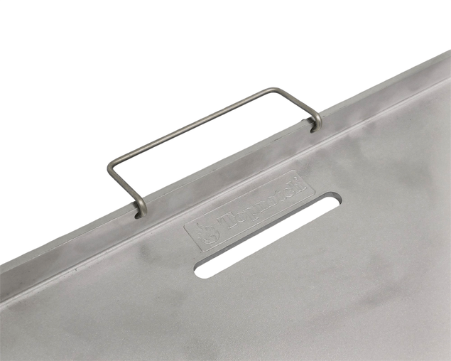 Stainless Steel Hotplate with Handles - 392 x 485mm (15"), , hi-res