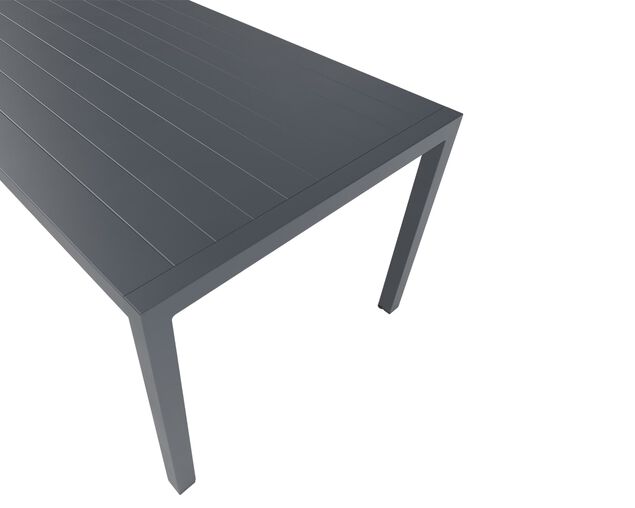 Jette 5 Piece Outdoor Low Dining Setting with 1 Two-Seat Lounge, 2 Single-Seat Lounges, 1 Table and 1 Bench - Gunmetal Grey, , hi-res